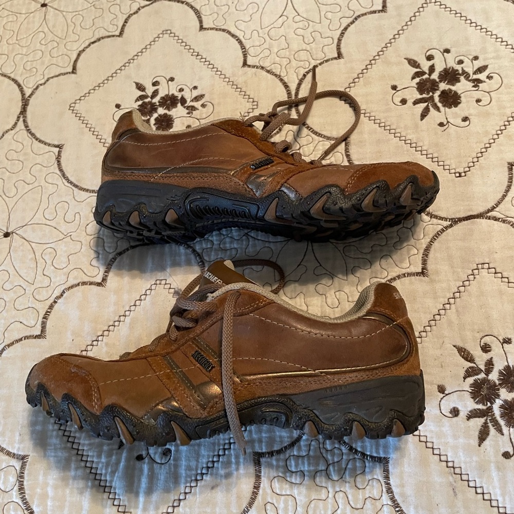Skechers walking shoes.